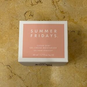 NIB Summer Fridays Cloud Dew Gel Cream in Pink and White